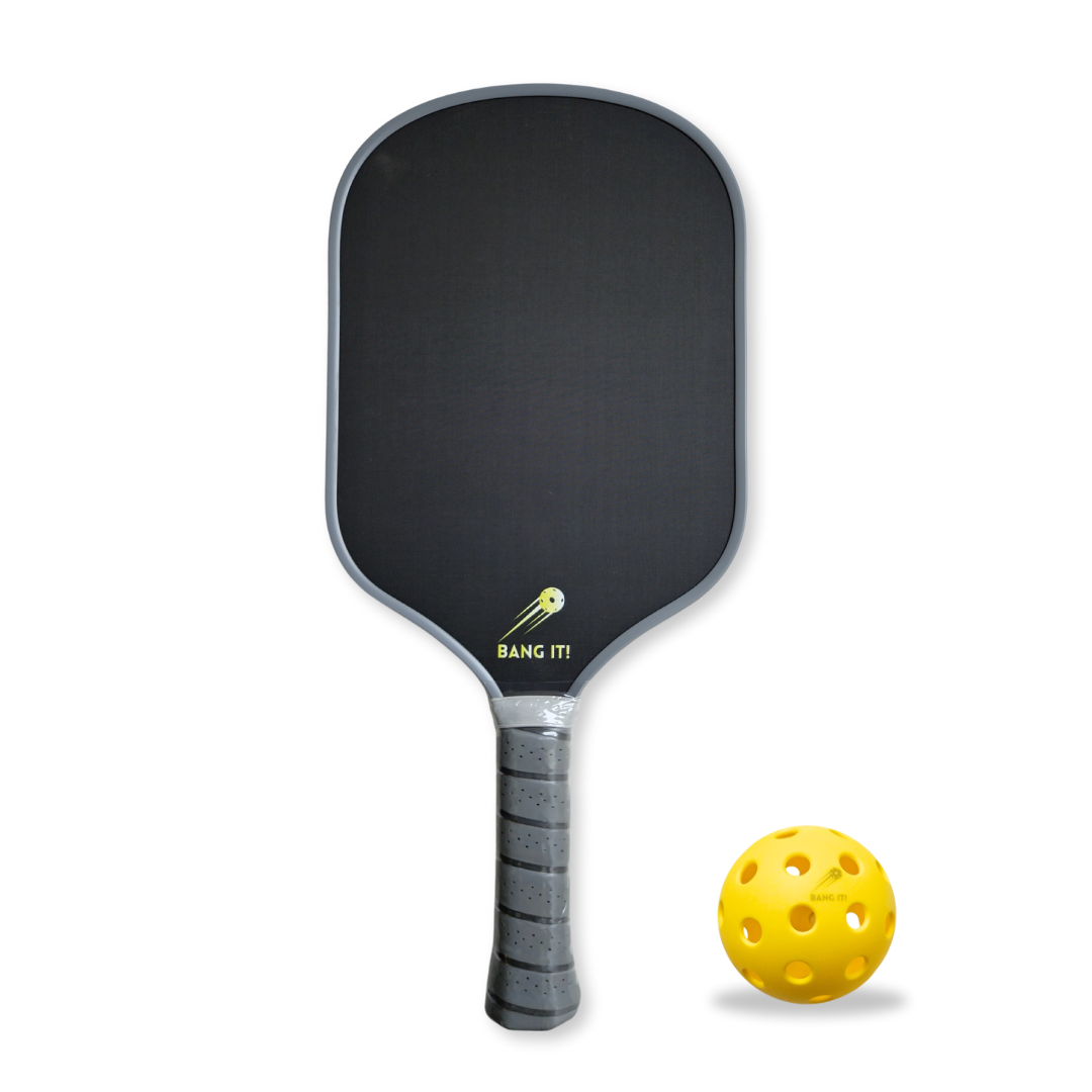 Pickleball Paddle for INTERMEDIATE Players - Raw Carbon Fiber(USPA Approved)