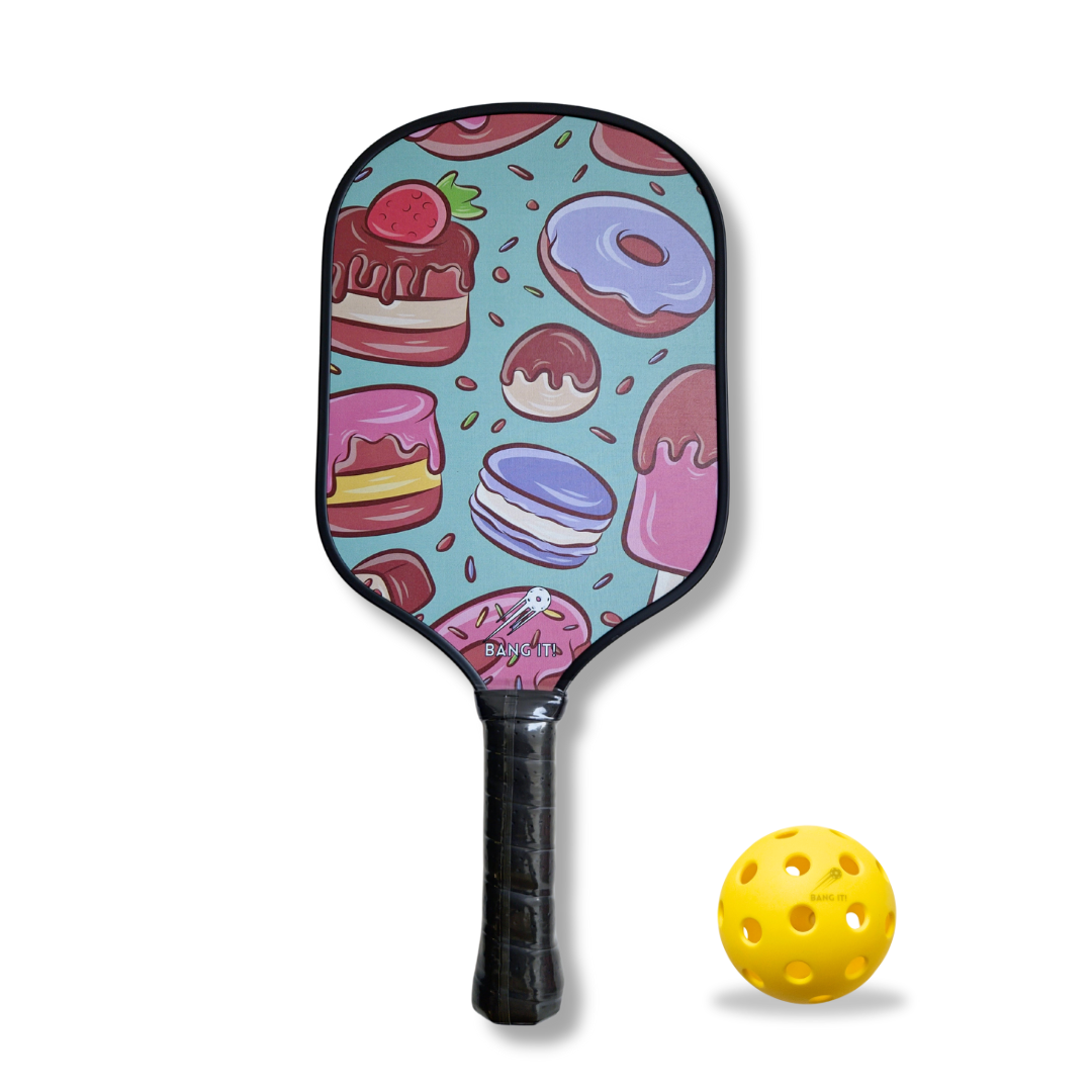 Pickleball Paddle for INTERMEDIATE Players - Raw Carbon Fiber(USPA Approved)