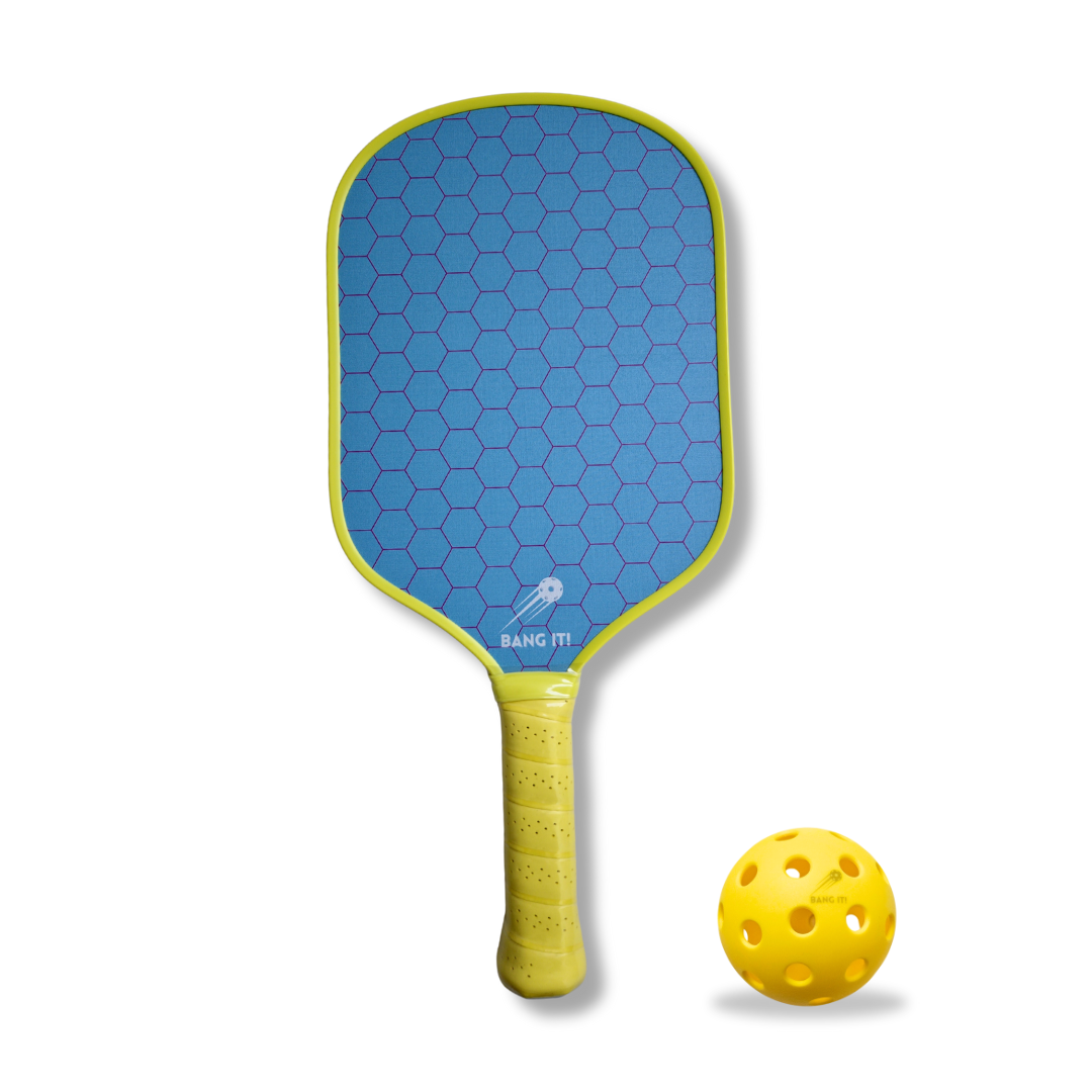 Pickleball Paddle for INTERMEDIATE Players - Raw Carbon Fiber(USPA Approved)