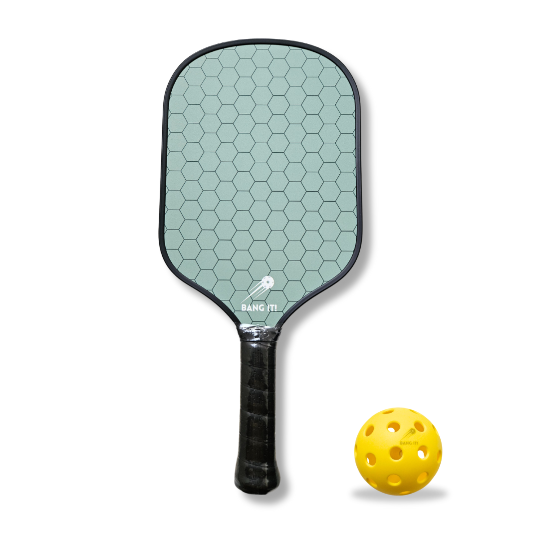 Pickleball Paddle for INTERMEDIATE Players - Raw Carbon Fiber(USPA Approved)