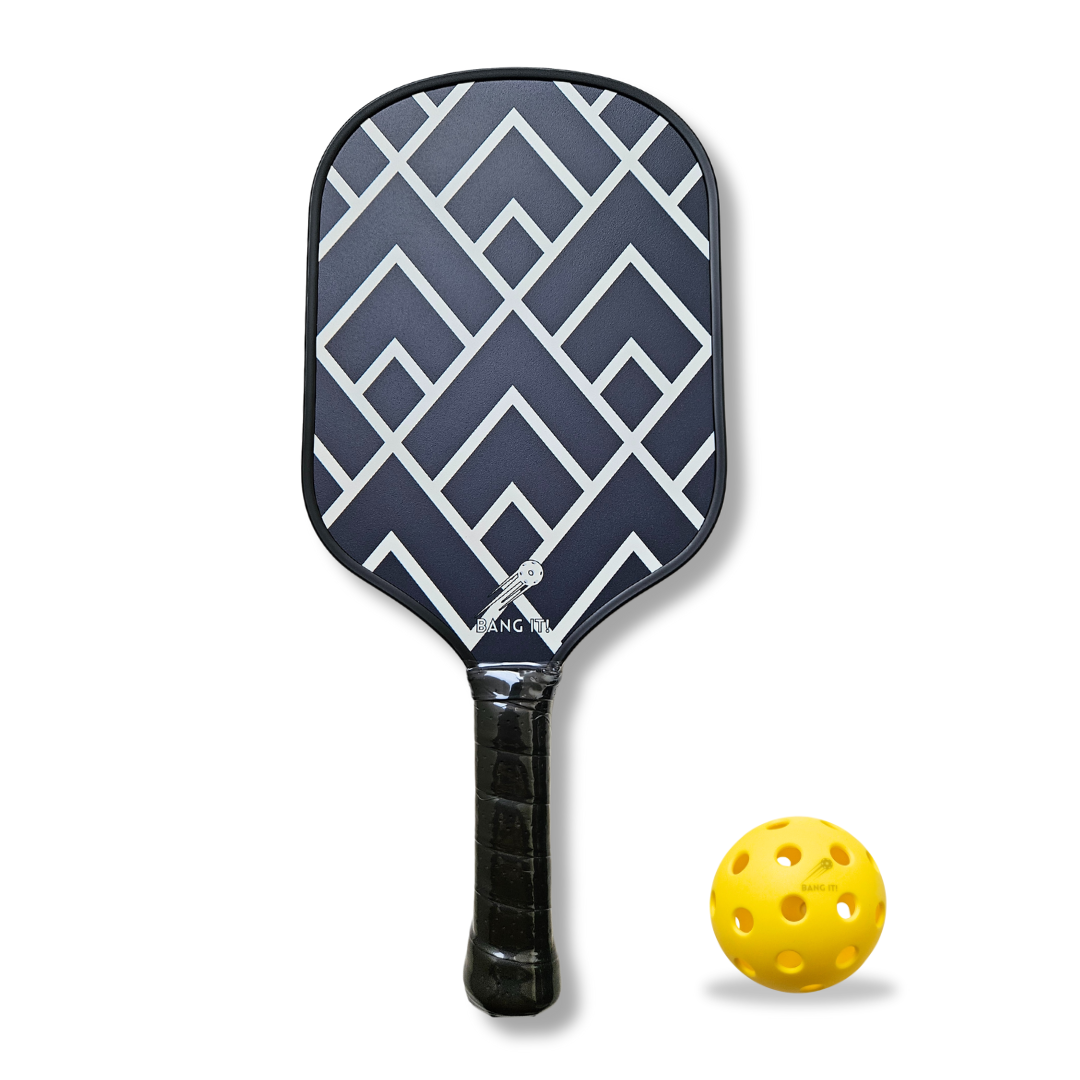 Pickleball Paddle for INTERMEDIATE Players - Raw Carbon Fiber(USPA Approved)