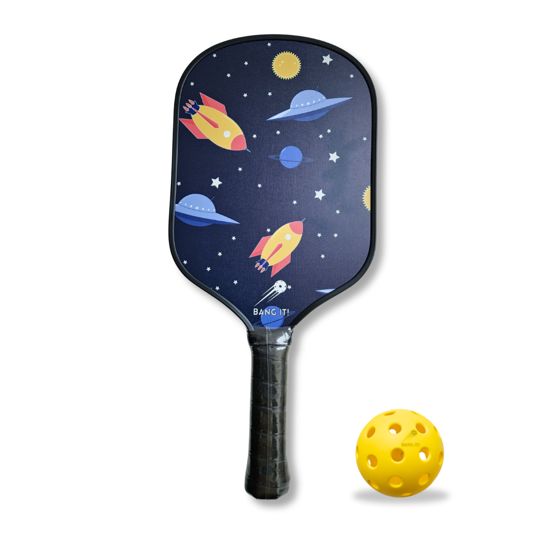 Pickleball Paddle for INTERMEDIATE Players - Raw Carbon Fiber(USPA Approved)