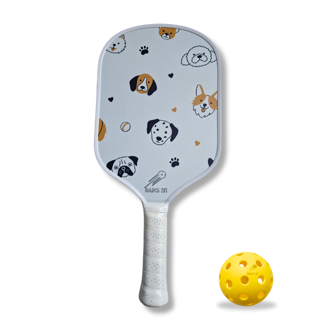 Pickleball Paddle for INTERMEDIATE Players - Raw Carbon Fiber(USPA Approved)