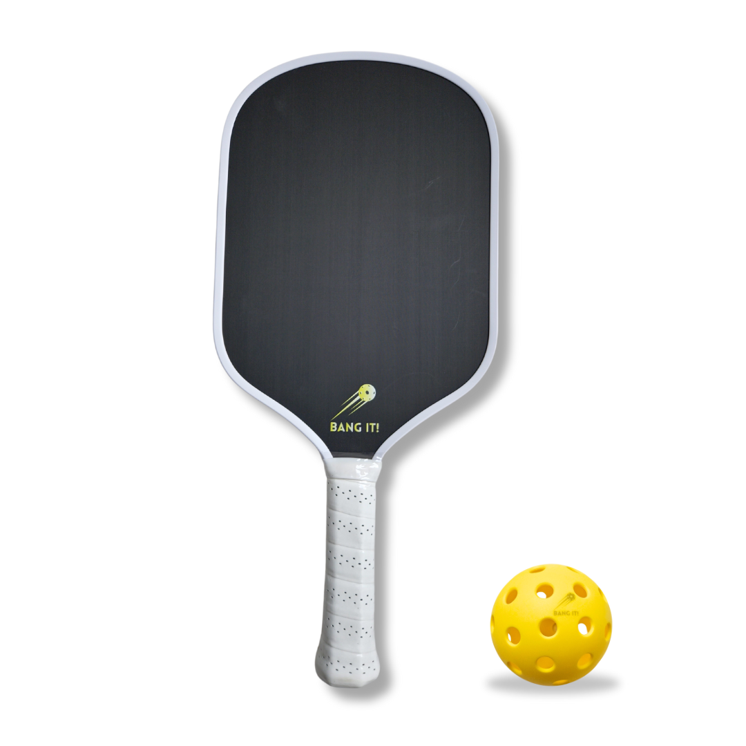 Pickleball Paddle for INTERMEDIATE Players - Raw Carbon Fiber(USPA Approved)